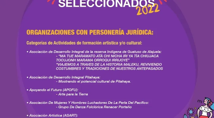 Cañas recibe el X de Festival de Cultura GUANACASTEARTE.
