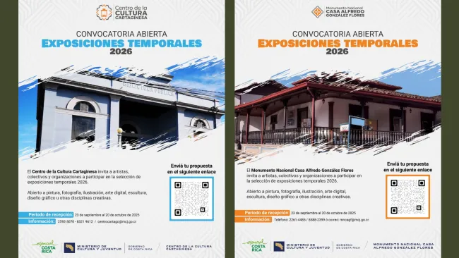 Afiches de Convocatoria de exposiciones 2026 collage