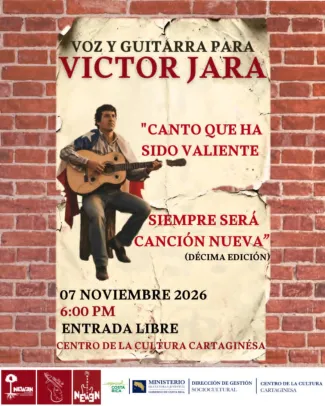 Voz y guitarra para Victor Jara