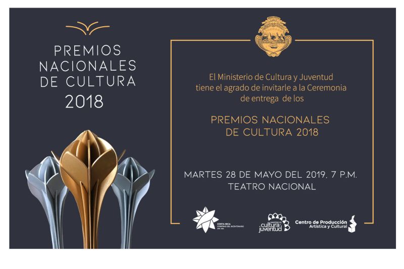 Te invitamos a la ceremonia de entrega de Premios Nacionales de Cultura 2018