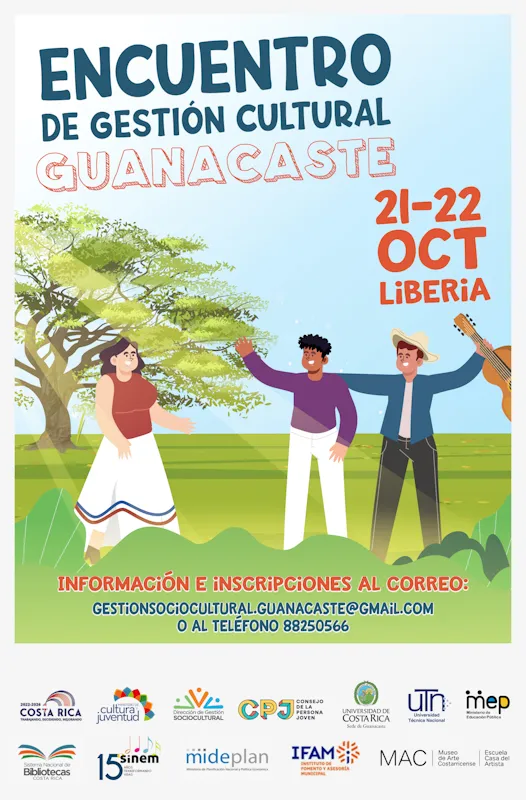 afiche encuentro de gestion cultural de guanacaste 2022 0
