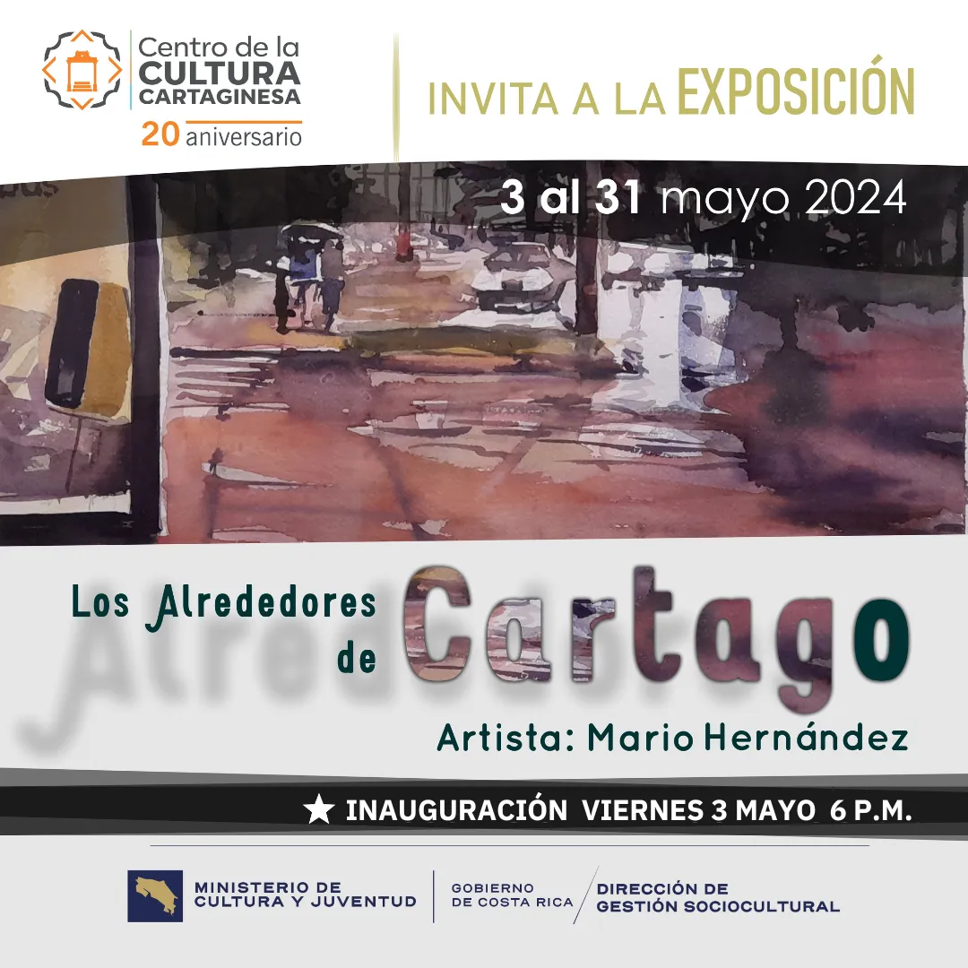 Afiche invitación a la exposición